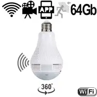 WIFI HD-SpyCam-LED-Lampe: globaler Fernzugriff für Einstellungen, Steuerung, Live-View etc. via Gratis-App